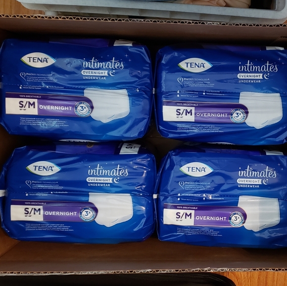 TENA Intimates - Women's Overnight Protective Underwear – S/M - NIP* - Picture 2 of 7